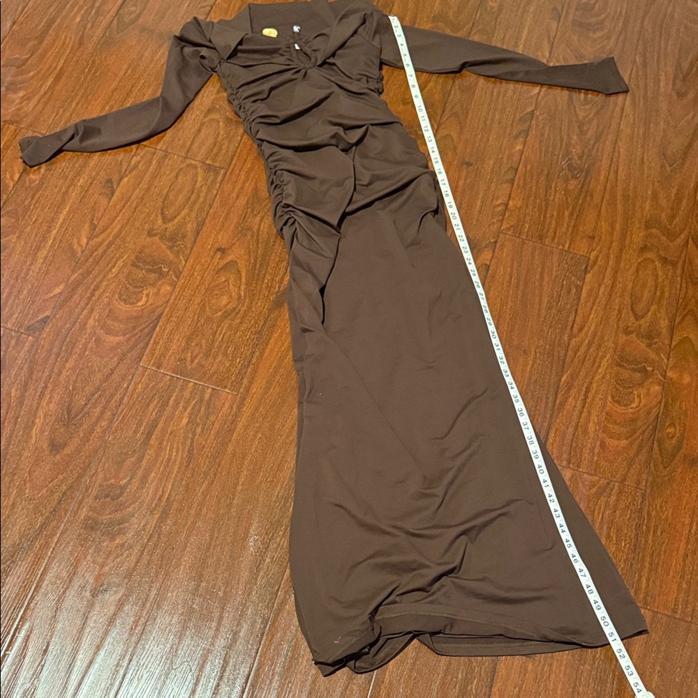 Peppermayo Chocolate Long Sleeve Dress - Picture 5 of 5